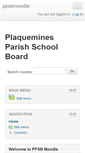 Mobile Screenshot of moodle.ppsb.org