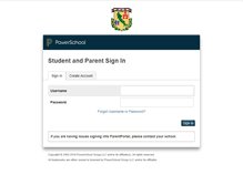 Tablet Screenshot of powerschool.ppsb.org